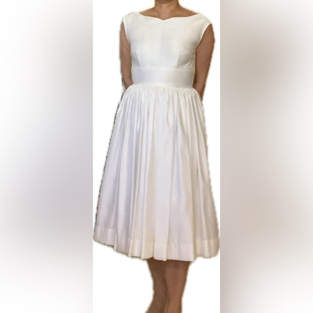 ModCloth White Dress, Size Small 2,
